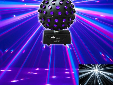 American DJ ADJ Starburst LED Sphere Multi Color Shooting Beam Lighting Effect Cheap