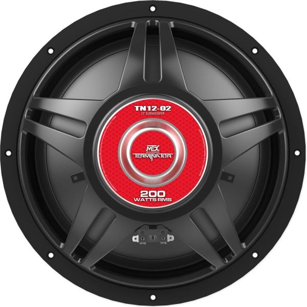 MTX Terminator TN12-02 12” 400 Watt Car Audio Subwoofer+Sealed Sub Box Enclosure Online Hot Sale