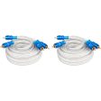 (2) Rockville MRCA25 25 Foot Twisted Pair Marine Boat RCA Cables 100% Copper Hot on Sale