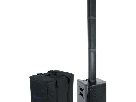 Rockville TITAN PORTABLE ARRAY Battery Powered PA DJ Speaker System w Subwoofer Cheap