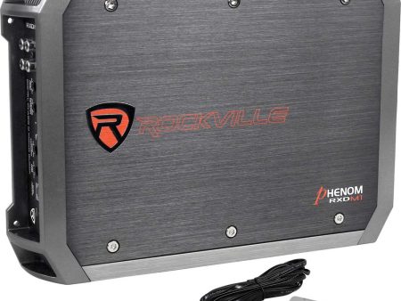 Rockville 1000w Mono Amplifier For (2) Rockford Fosgate P2D4-10 10  Subwoofers For Sale