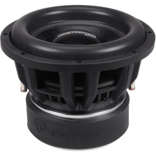 2) Rockville Destroyer 12D2 12  Competition Car Audio Subwoofers USA Voice Coils Cheap