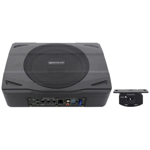 Slim Active Powered 400w Subwoofer Sub with Remote For Jeep Wrangler 1987-2006 For Sale