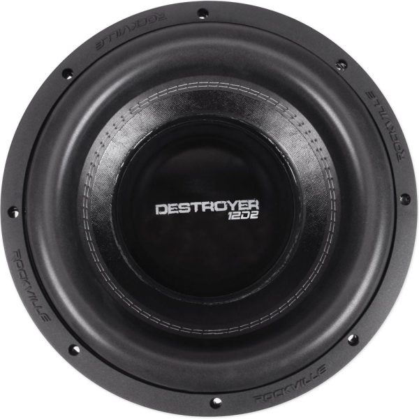 2) Rockville Destroyer 12D2 12  Competition Car Audio Subwoofers USA Voice Coils Cheap