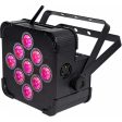 (2) Rockville BEST PAR 60 Rechargable Par Can Wash Lights wWireless DMX+RGBWA+UV Online Sale