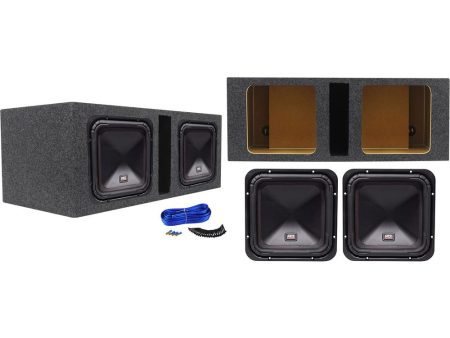 (2) MTX S6510-44 10  1000 Watt RMS Car Audio Subwoofers+Vented Sub Box Enclosure For Cheap