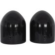 (2) Rockville DMAC80B Dual 8  Black Aluminum Wakeboard Tower Speaker Pods+Covers Online Hot Sale