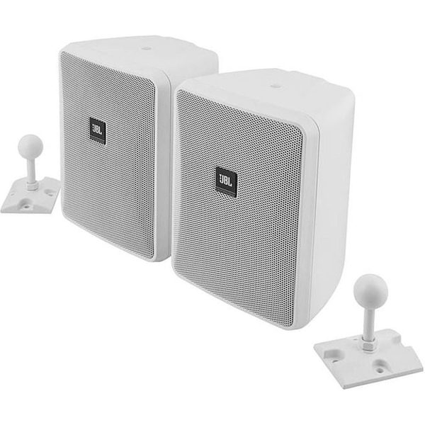 (4) JBL Control 25-1-WH 5.25  30w 70v Commercial Restaurant Bar Wall Speakers Cheap