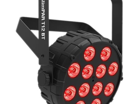 Chauvet SLIMPART12BT Bluetooth RGB LED Sound-Activated Par Can Wash Light For Sale