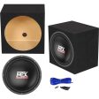 MTX Terminator TN12-02 12” 400 Watt Car Audio Subwoofer+Sealed Sub Box Enclosure Online Hot Sale