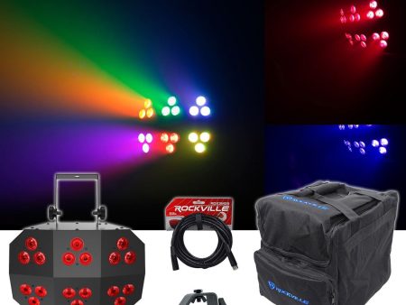 Chauvet DJ Wash FX 2 DMX RGB+UV Eye Candy Effect Dance Floor Light+Bag+Cable For Sale