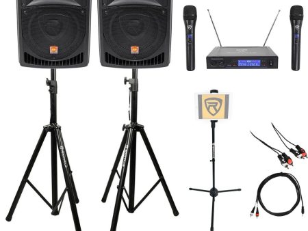 Rockville Pro Dual 8  Karaoke Machine System 4 Youtube iPad iPhone Laptop Tablet Hot on Sale