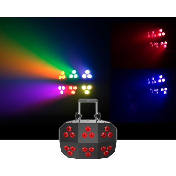 Chauvet DJ Wash FX 2 DMX RGB+UV Eye Candy Effect Dance Floor Light+Bag+Cable For Sale