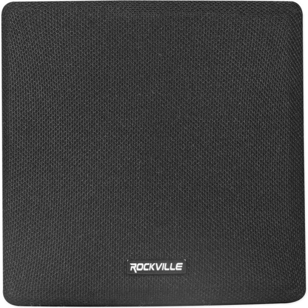 4 Rockville Cube 70v Black 3.5  Commercial Swivel Wall Mount Restaurant Speakers Hot on Sale