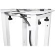 (2) Rockville Totem Stands+White 8 inch PA DJ Speaker Cover Scrims 4 Wedding Church Hot on Sale