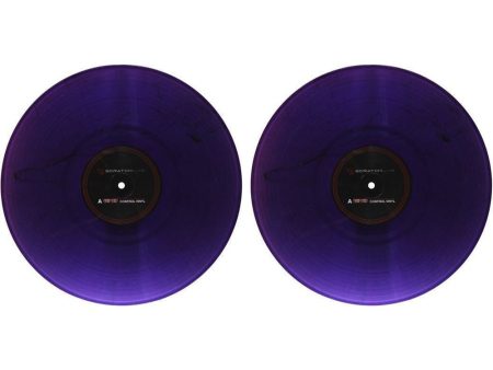 2) Rane Purple SSL Vinyl Serato Scratch Live Control Records Fashion