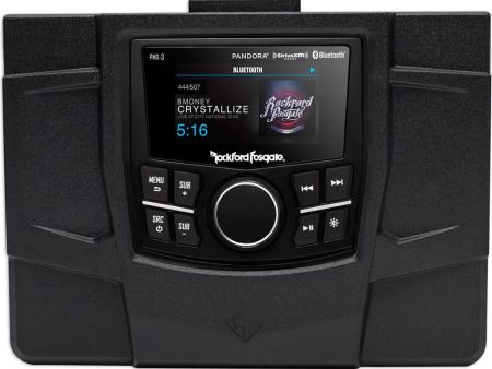 Rockford Fosgate Digital Media Bluetooth Player for Polaris RZR+Dash Install Kit Supply