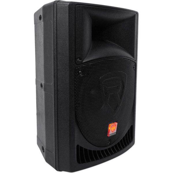 Pair Rockville Power Gig RPG8 8  Powered Active 800 Watt 2-Way DJ PA Speakers Fashion