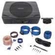 Rockville SS8P 400 Watt Slim Under-Seat Powered Car Truck Subwoofer Sub+Amp Kit on Sale