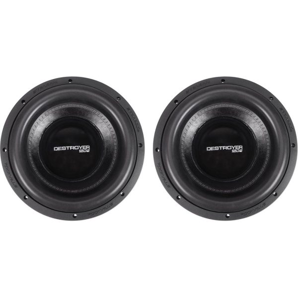 2) Rockville Destroyer 12D2 12  Competition Car Audio Subwoofers USA Voice Coils Cheap