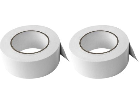 (2) Rolls Rockville Pro Audio Stage Wire ROCK GAFF White Gaffers Tape 2 x100 Ft For Discount