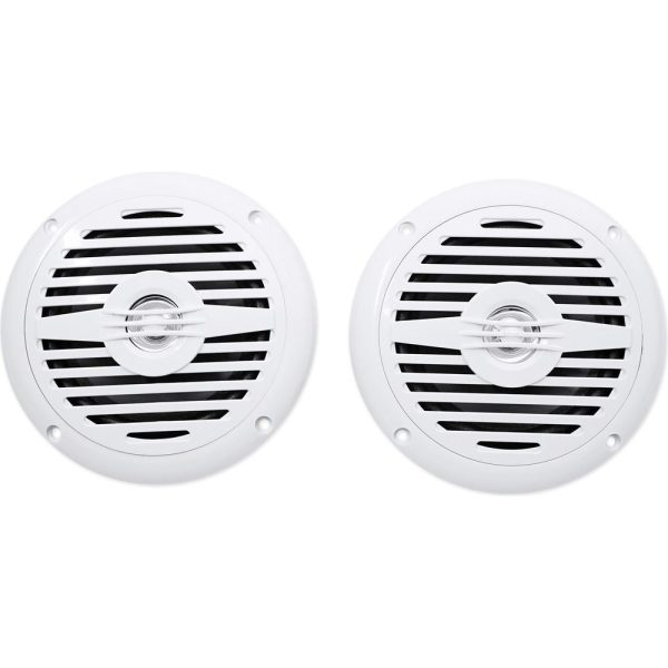 (4) Rockville MS525W 5.25  200 Watt Waterproof Hot Tub Speakers In White Supply