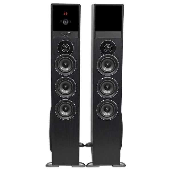 Tower Speaker Home Theater System w Sub For Sharp Smart Television TV-Black Hot on Sale