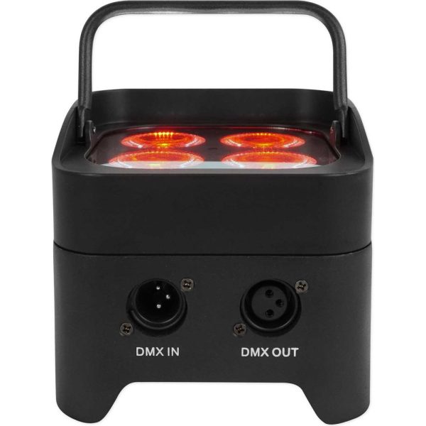 2 Rockville BEST PAR 50 Rechargeable Par Can Wash Lights w Wireless DMX+RGBWA+UV Cheap