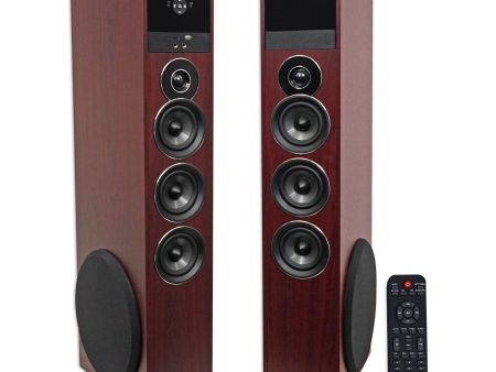 Rockville TM150C Bluetooth Home Theater Tower Speaker System (2) 10  Subwoofers! For Cheap