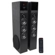 Tower Speaker Home Theater System w Sub For Sharp Smart Television TV-Black Hot on Sale