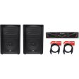 (2) JBL Pro JRX212 12  2000w 8 Ohm PA DJ Speakers+Crown Power Amplifier+Cables Fashion