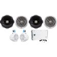 (4) Rockford Fosgate PM282 8  400W Marine Speakers+(2) Wakeboards+6-Ch Amplifier Discount