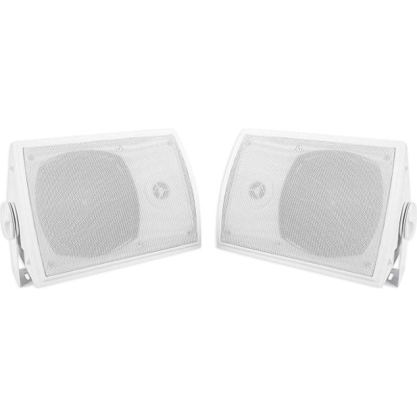 (4) Rockville HP5S-8 5.25  Outdoor Indoor Home Theater Speakers+Swivel Brackets Discount