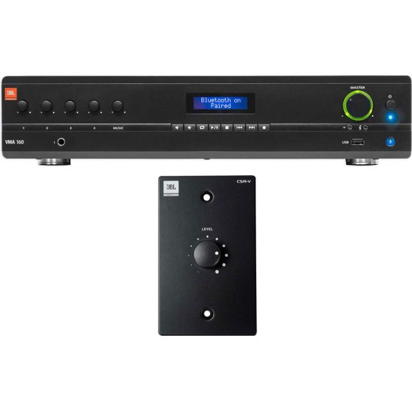 JBL VMA160 Commercial Restaurant 120W Bluetooth Amplifier+Black Wall Controller For Discount