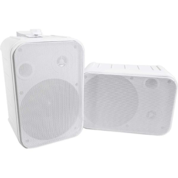 4) Rockville HP65S 6.5  500w Outdoor Patio Backyard Speakers w Waterproof Covers For Discount