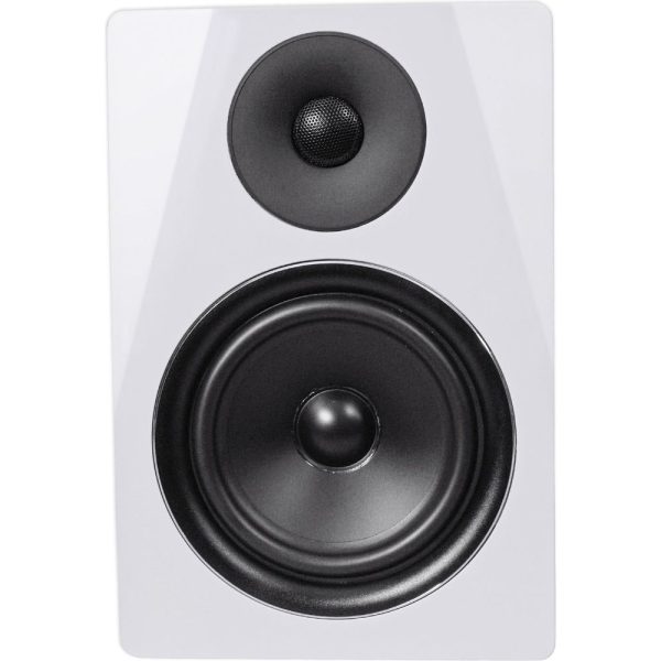 (2) Rockville DPM6W Dual Powered 6.5  420 Watt Active Studio Monitor Speakers Online Sale