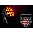 (2) Chauvet SlimPAR Q12 BT Bluetooth RGBA Par Wash Lights+Bags+Remote+Cables Hot on Sale