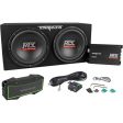 MTX Terminator TNP212D2 1200 Watt 2-Ohm Dual 12” Subwoofers+Box+Amp+Free Speaker Fashion