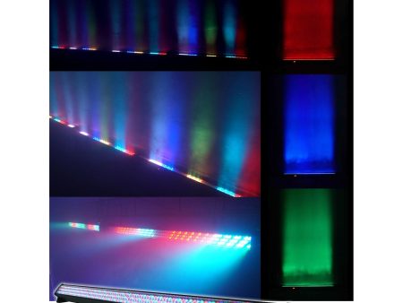 Rockville ROCKSTRIP 252 LED 5 Channel DMX RGB Color Strip DJ Wash Up Light Bar Online Hot Sale