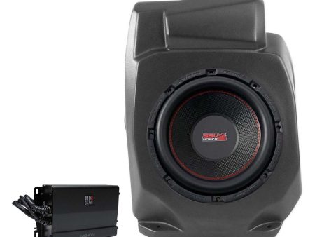 SSV RZ5-UD10U Under Dash 10  Subwoofer+MBQ Amp For Polaris RZR Pro XP Pro XP 4 Sale