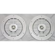 Kenwood KFC-1652MRW 6.5  300 Watt Pair Marine Boat Speakers 6 1 2  KFC1652MRW For Discount