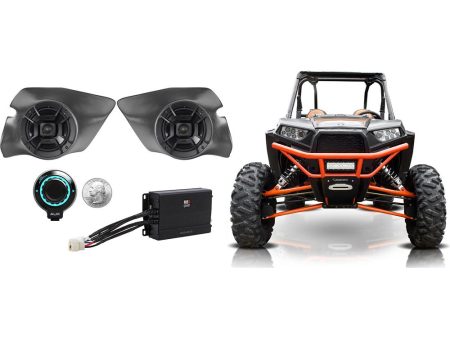 Polk Speakers+Pods+Amp+Pre-Amp Control for 2014-17 Polaris RZR 1000   900S For Sale