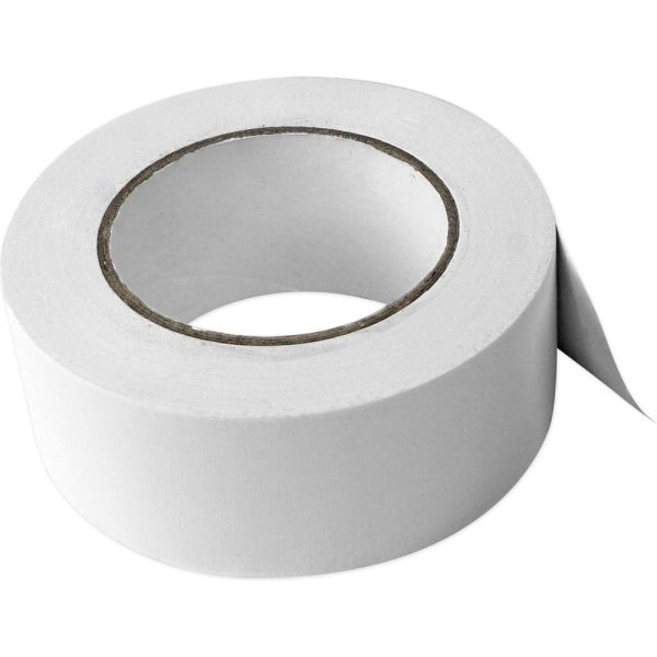 (2) Rolls Rockville Pro Audio Stage Wire ROCK GAFF White Gaffers Tape 2 x100 Ft For Discount