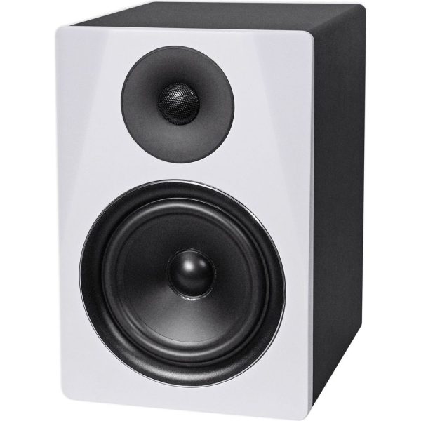 (2) Rockville DPM6W Dual Powered 6.5  420 Watt Active Studio Monitor Speakers Online Sale