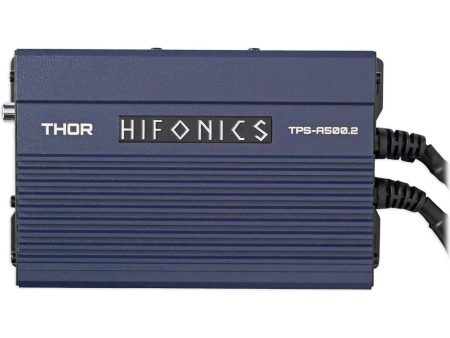 Hifonics TPS-A500.2 500w 2-Channel Marine Amplifier For Polaris RZR ATV UTV Cart on Sale