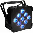 (2) Rockville BEST PAR 60 Rechargable Par Can Wash Lights wWireless DMX+RGBWA+UV Online Sale