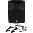 (2) Rockville RPG10 10  Powered PA Speakers+Active 15  Subwoofer+Stands+Cables on Sale