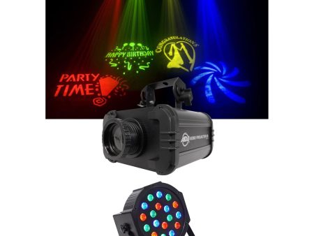 American DJ ADJ GOBO PROJECTOR IR LED Light w  4 Colors+4 Patterns+Wash Light Online Hot Sale