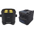 Chauvet DJ Ezlink Par Q4 BT Wireless Battery-Powered Bluetooth Wash Light+Bag Cheap