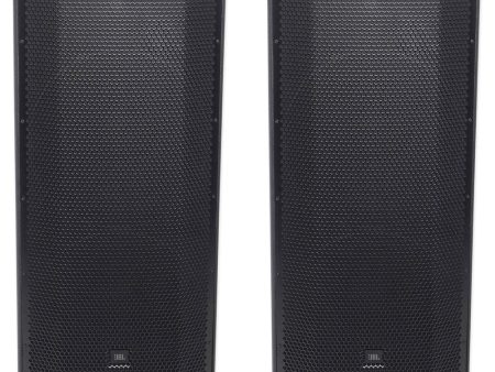 (2) JBL Pro PRX825W Dual 15” 3000w 2-Way Powered Speakers w  WIFI + Mobile App Online